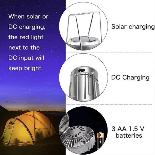 🔥 Summer Hot Sale 🔥Portable LED Camping Lantern With Fan❤️Buy 2 Get Extra 15% OFF
