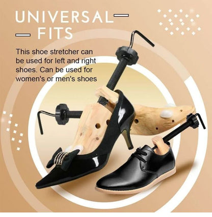 Wooden Shoe Stretcher (2 WAYS stretch)
