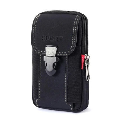 Men's multifunctional belt cell phone pouch