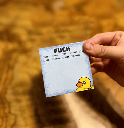 🤣 F*cks to Duck Sticky Notes 🎁