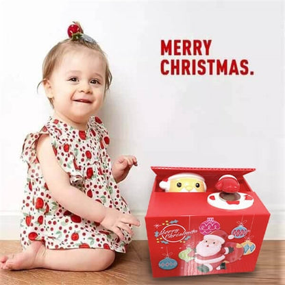Santa Saving Money Box