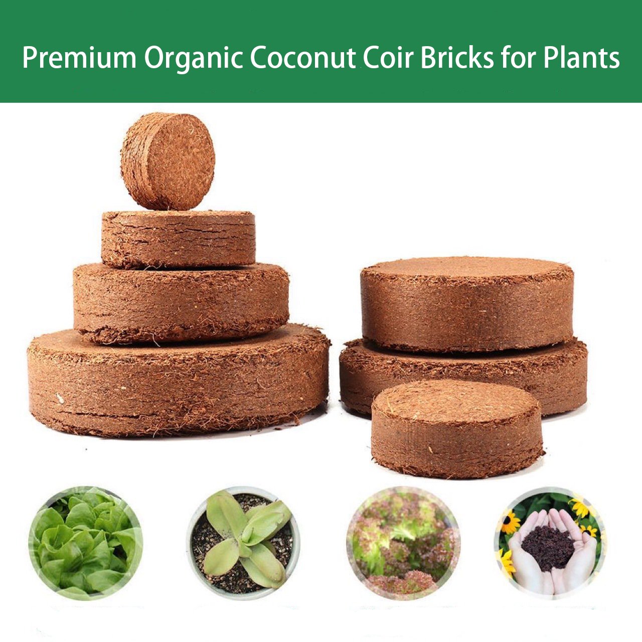 Spring Hot Sale 49% OFF✨ - Premium Organic Coconut Coir Bricks for Plants