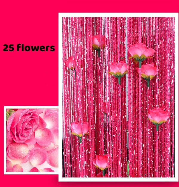 🌹Rose Thread Door Curtain