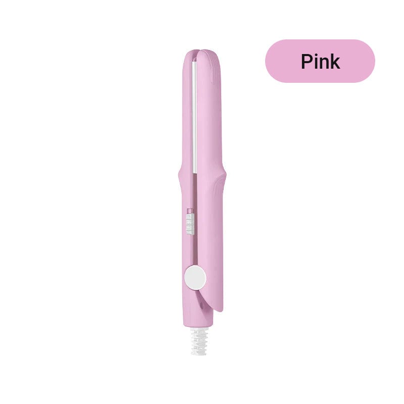 🔥49% OFF🔥2-in-1 Mini Curling Wand & Flat Iron Hair Straightener