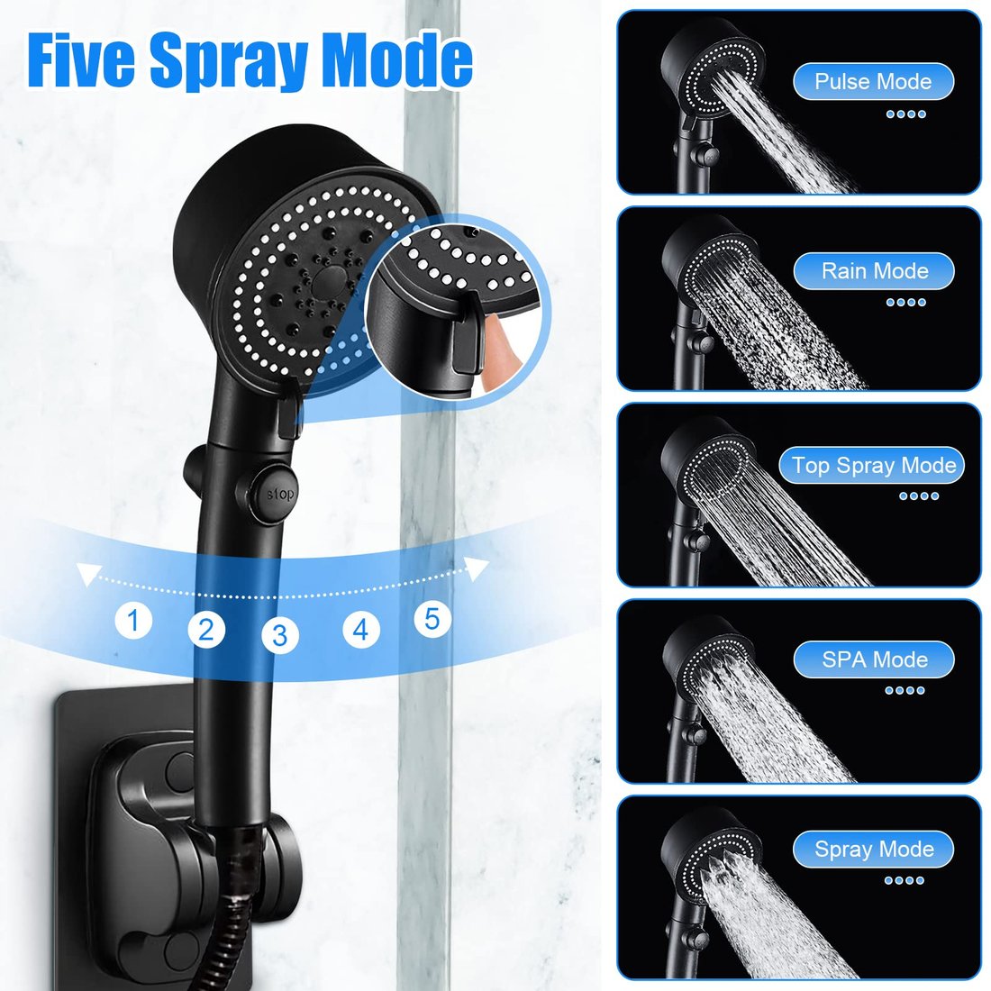 🎁2024 Hot Sale🎁🔥50% OFF🔥Multi-functional High Pressure Shower Head