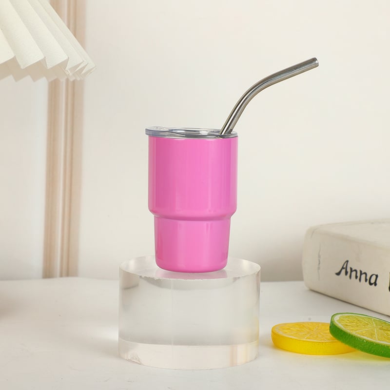 Stainless Steel Mini Straw Thermos Cup