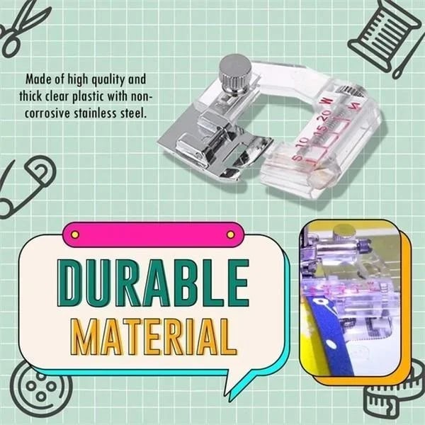 🔥Adjustable Bias Tape Binding Foot🌙