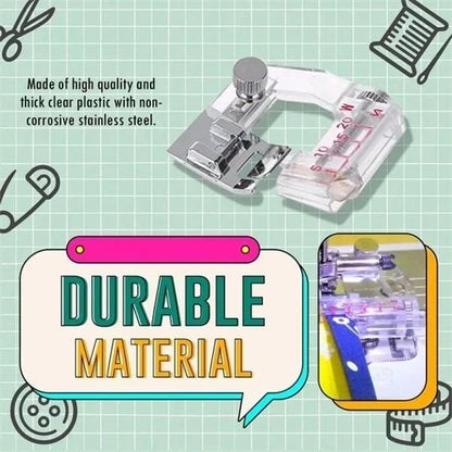 🔥Adjustable Bias Tape Binding Foot🌙