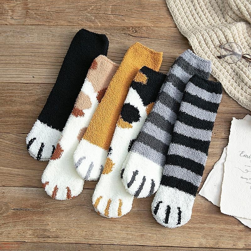 ⚡50% OFF Christmas Sale🎅Cute Cat Claw Socks