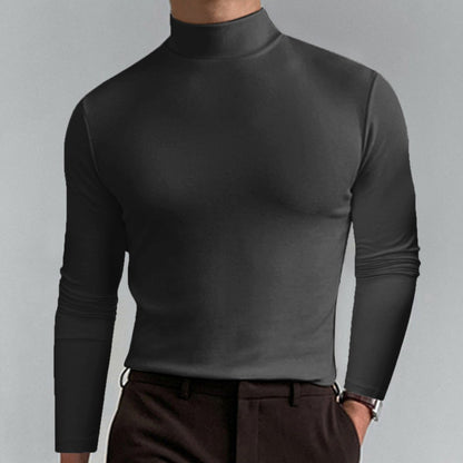 2023 New In-💝Mens High Neck Slim Fit Long Sleeve T-shirt