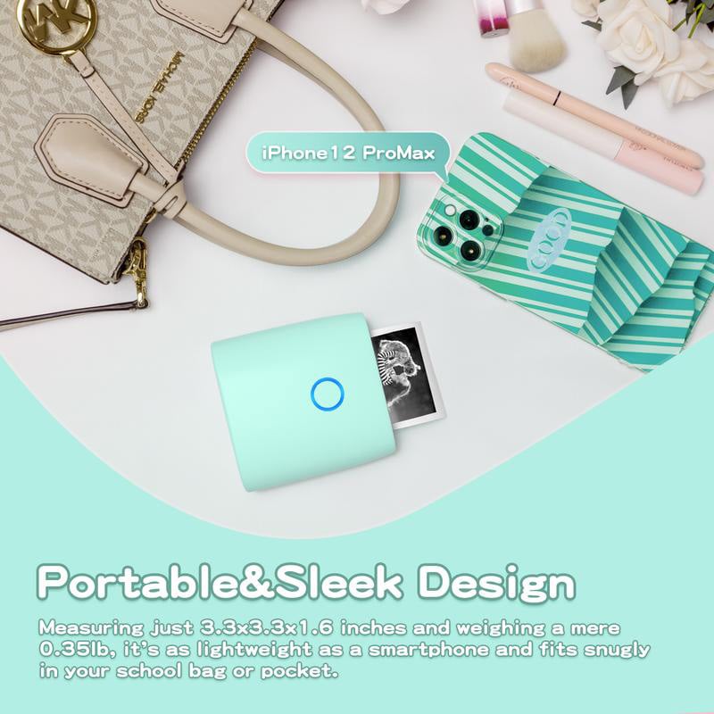 ✨Black Friday Promotion 49% OFF🔥 Mini Sticker Printer-2 Inch Bluetooth Thermal Pocket Printer
