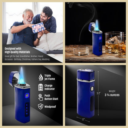 Triple Jet Flame Lighter