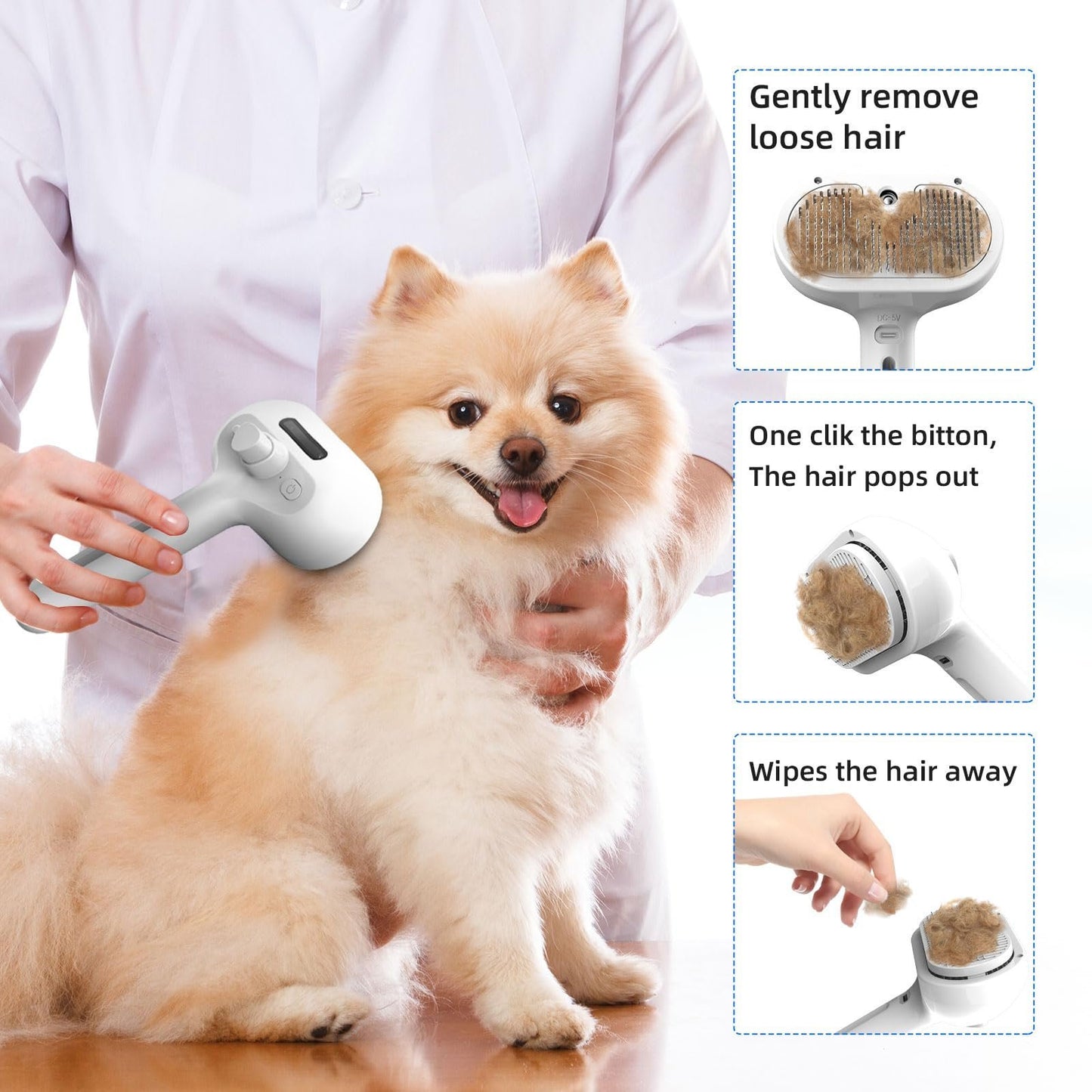 Pet Spray Hair Removal Comb