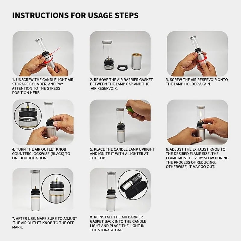 Outdoor Camping Gas Lights