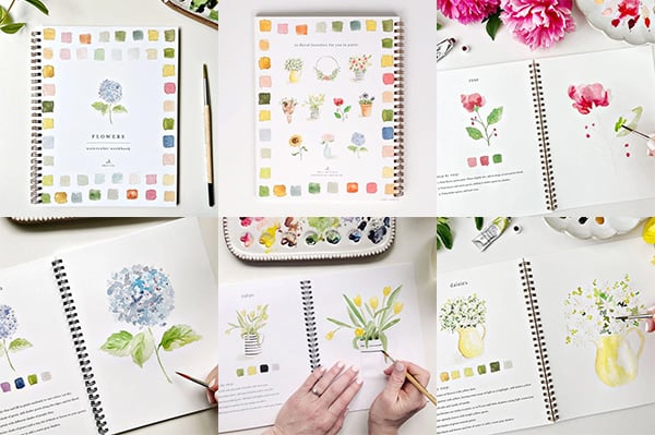 🔥LAST DAY 60% OFF - 💕Watercolor Workbook 🖼️Beginner-Friendly
