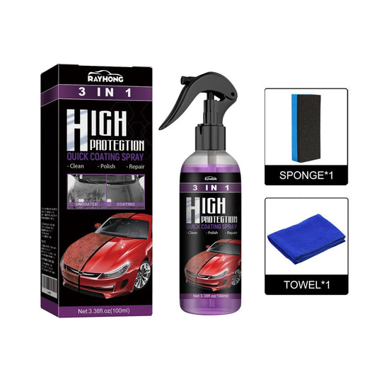 🎁49%OFF- 🚗3 in 1 High Protection Quick Car Coating Spray