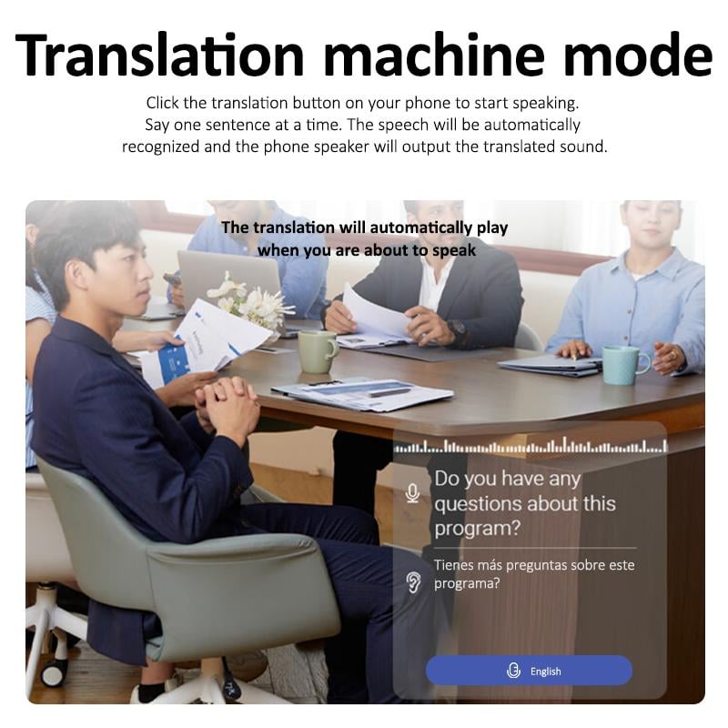 X30 AI Translation Wireless Earbuds