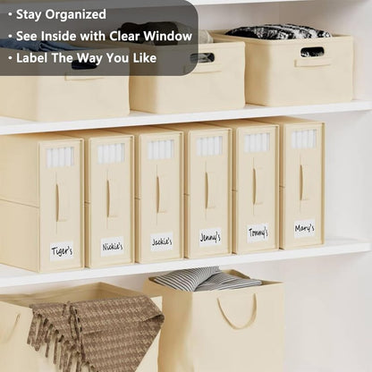 Sturdy Foldable Bed Sheet Closet Organizers and Storage