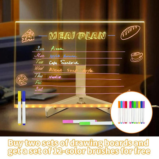 🔥HOT SALE 49%OFF-Creative Rewritable Acrylic LED Message Board