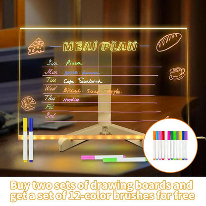 🔥HOT SALE 49%OFF-Creative Rewritable Acrylic LED Message Board