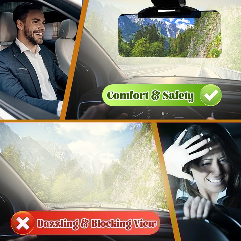 🔥Christmas Sale 50% OFF - Anti-Glare Driving Visor for Sun Glare & Snow Blindness