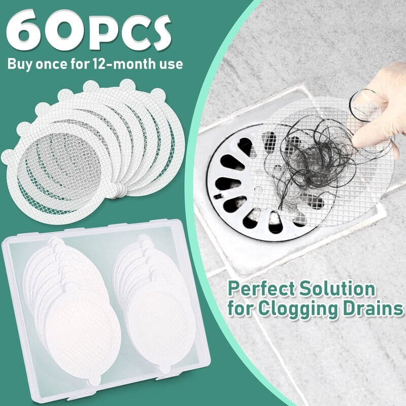 🔥30 PCS Disposable Shower Drain Hair Catcher