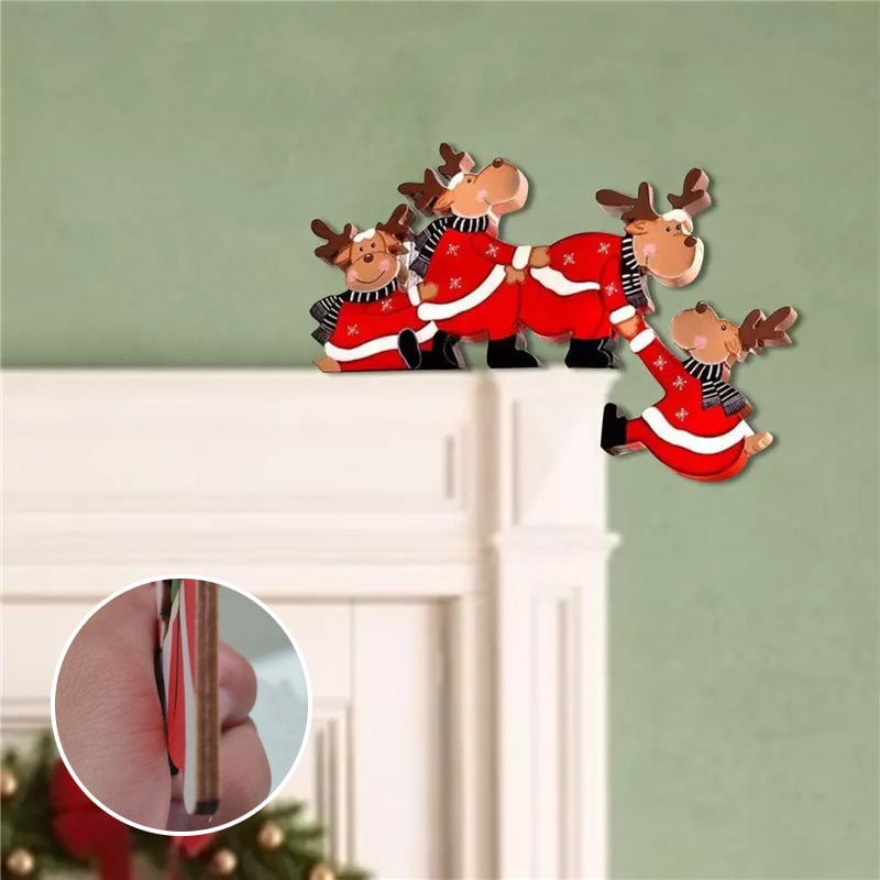 🎅⛄Funny Christmas Door Frame Decorations🦌⛄