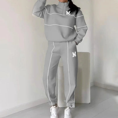 🔥Casual Line Sweatshirt 2-Piece Set