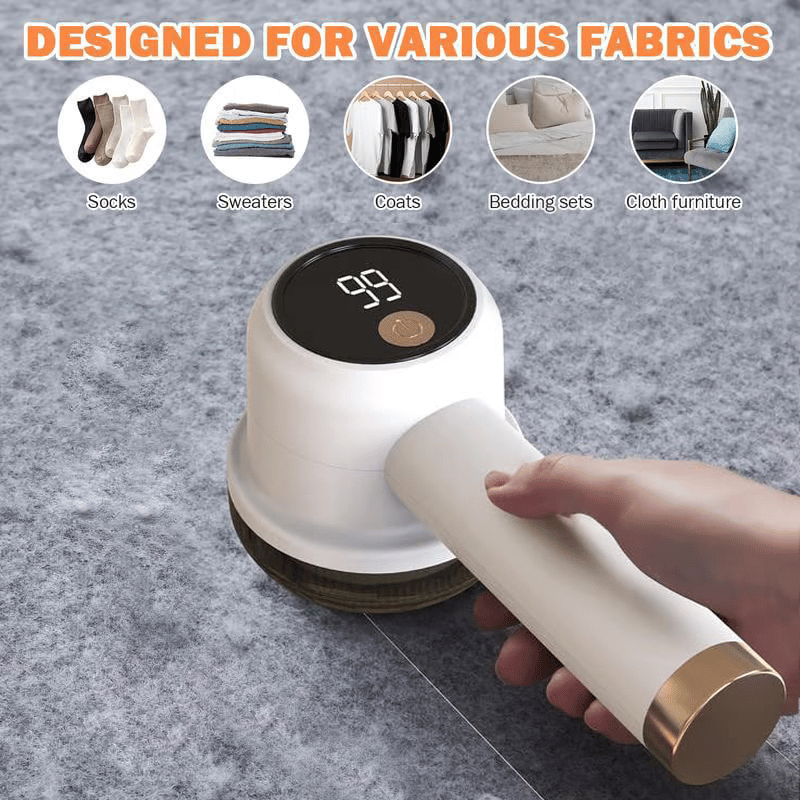 New Year HOT Sale - 49% OFF! Rechargeable Fabric Shaver Fuzz Remover