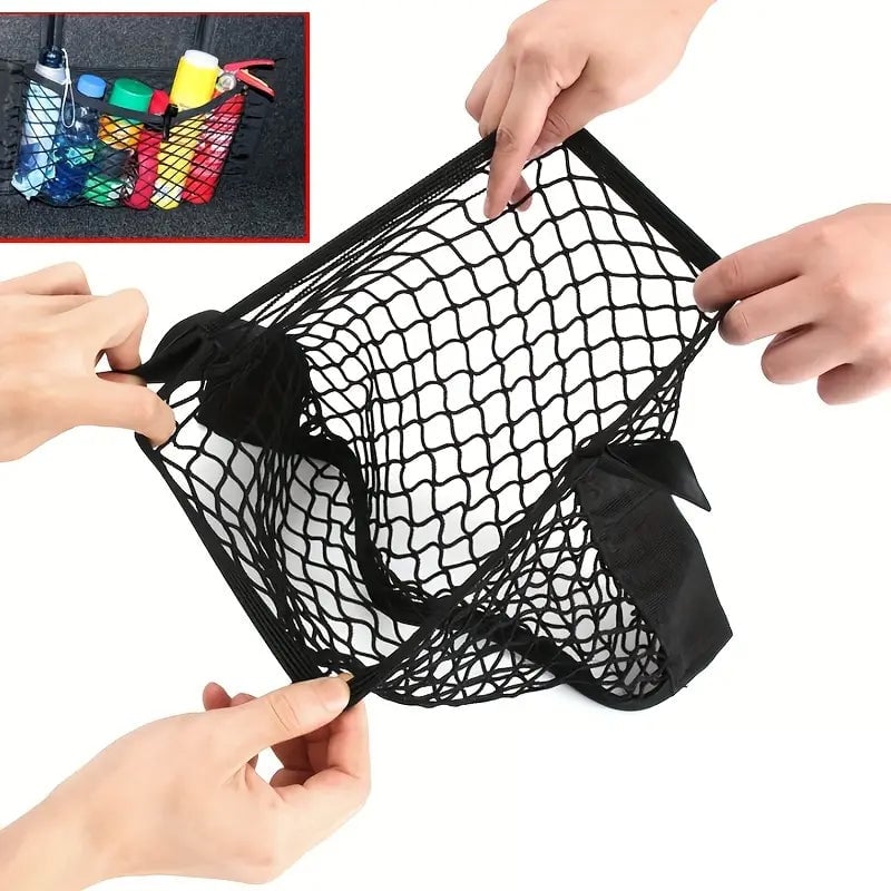 🌸Plastic Bag Storage Mesh Bag (With velcro strip)
