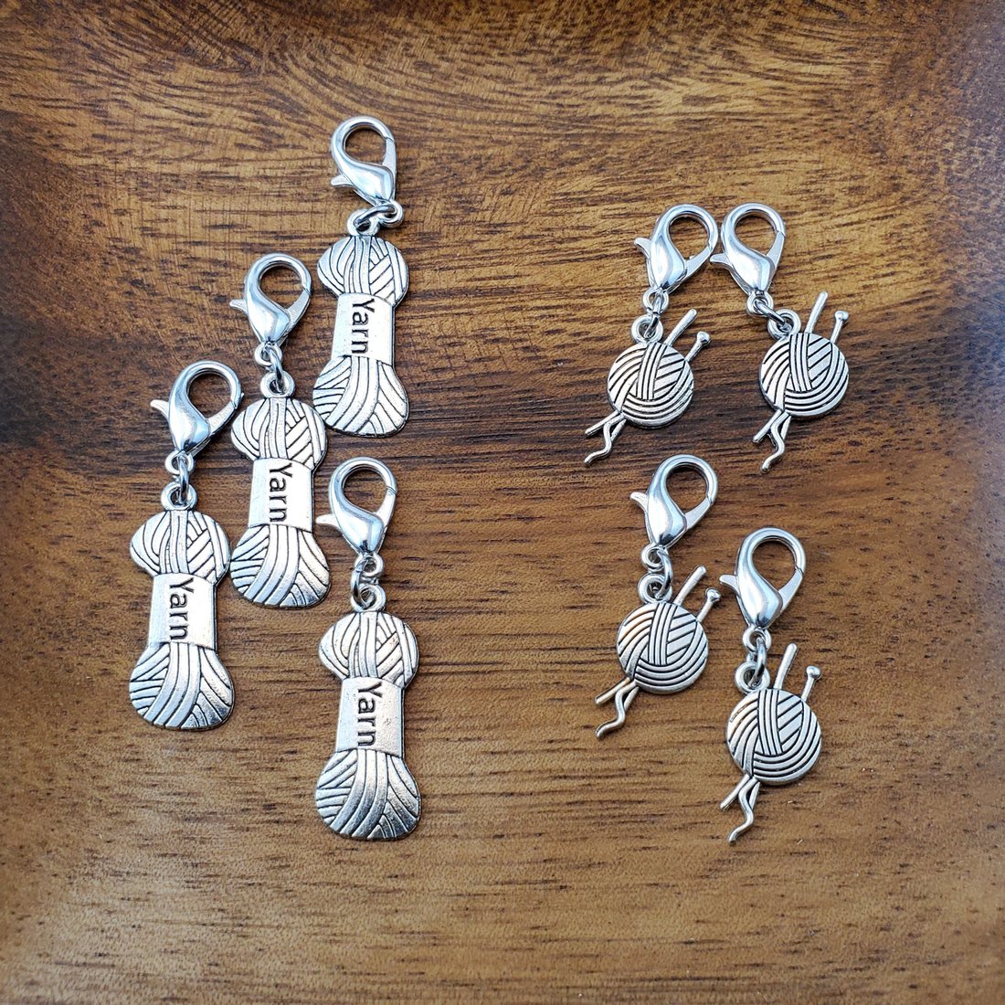 🧶Knitting Sewing Charm Stitch Markers | "Go To" Stitch Markers