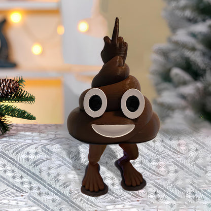 🤣Poop Emoji with Middle Finger