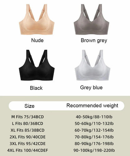 🔥Early Christmas Sale🏆Wire-Free Non-Marking Skin-Friendly Push-Up Bra