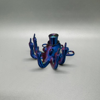 🎩🐙Sir Fucktopus | Middle Finger Octopus🤣