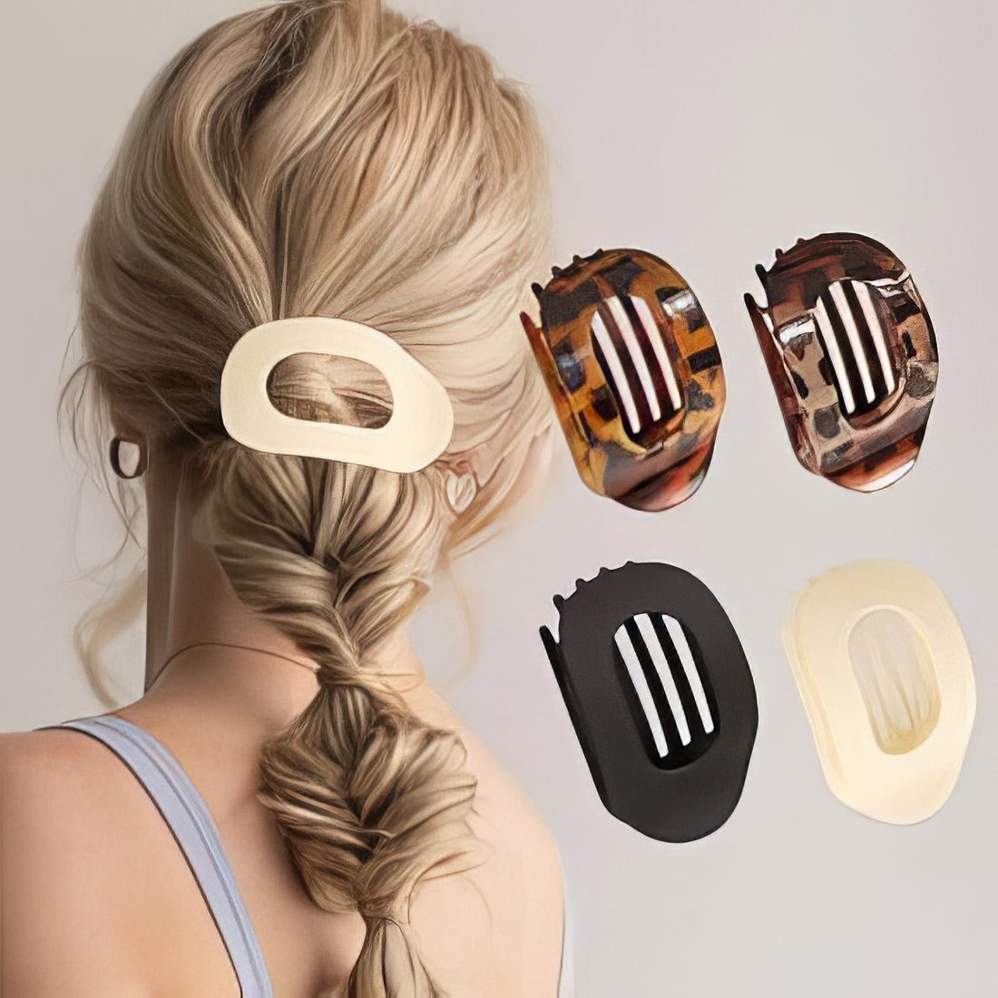 🎁Last Day 49% OFF💖Casual Versatile Solid Colour Lay Flat Hair Clip