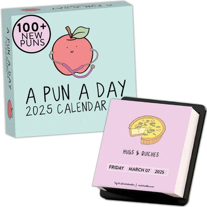 🔥LAST DAY SALE 50% OF - 2025 A Pun A Day Desktop Calendar🗓️🍑