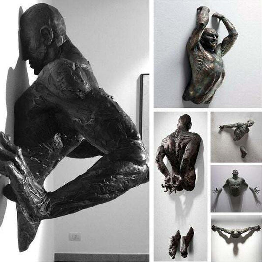 🔥Art Wall Decor Human Body Sculpture