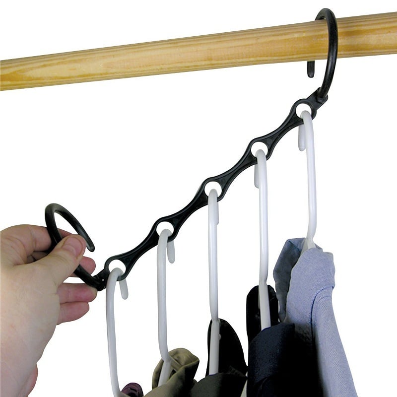 Magic Space-Saving Clothes-Hangers Sturdy Closet-Organizer