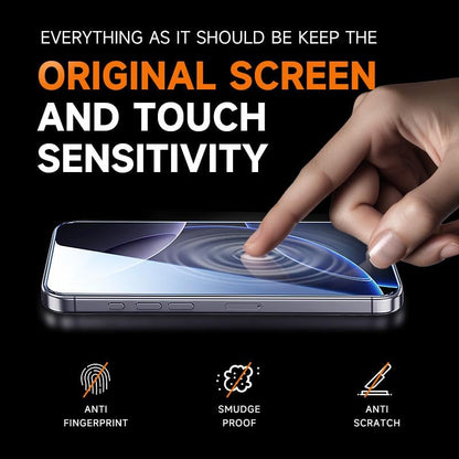 📱Screen Protector -Fingerprint-proof Dust Free Without Bubbles