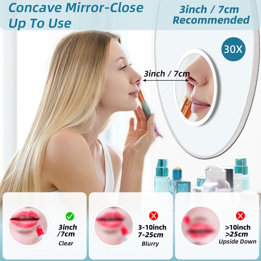Rechargeable Makeup Mirror