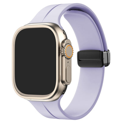 Silicone Magnetic Folding Band For Apple Watch