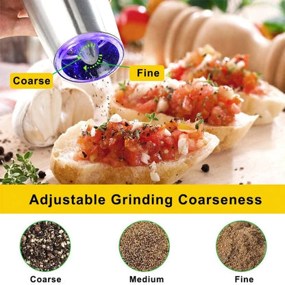 Sale 49% OFF - Automatic Electric Gravity Induction Salt & Pepper Grinder