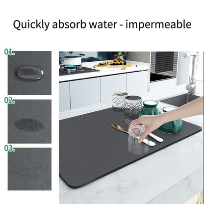 2023 New Kitchen Super Absorbent Draining Mat