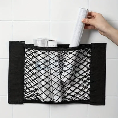 🌸Plastic Bag Storage Mesh Bag (With velcro strip)