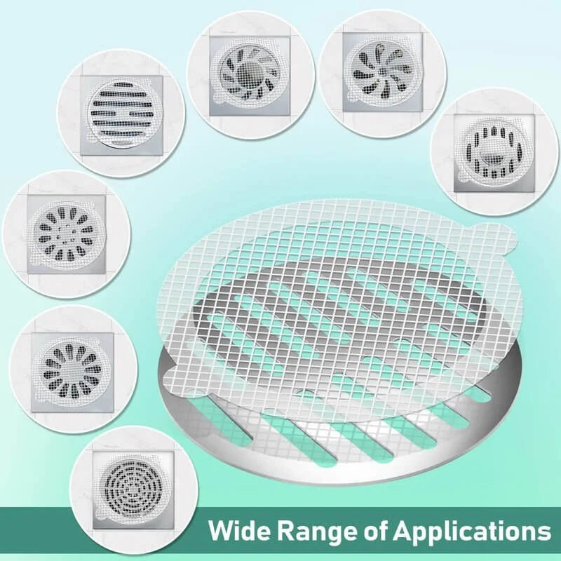 🔥30 PCS Disposable Shower Drain Hair Catcher