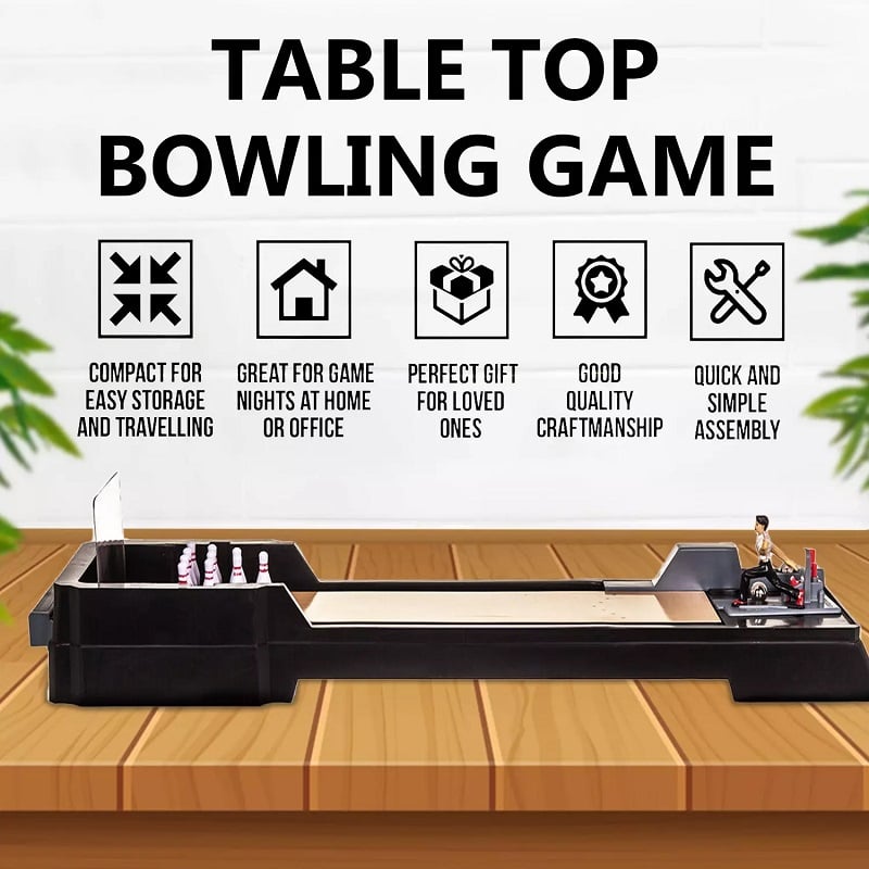 🔥 LAST DAY SALE 49% OFF - Table Top Bowling Gadget Kids Gift Set