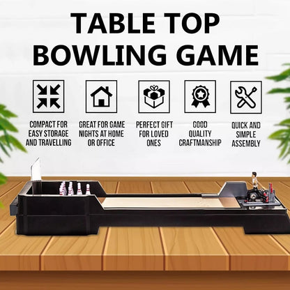 🔥 LAST DAY SALE 49% OFF - Table Top Bowling Gadget Kids Gift Set