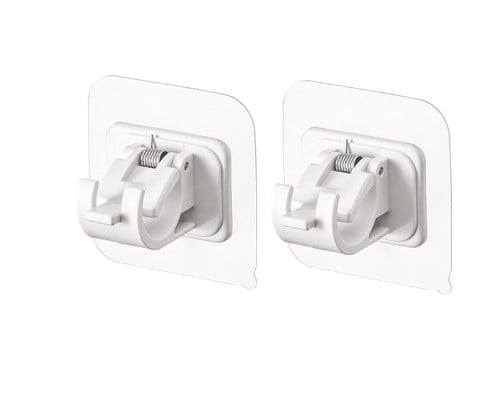 🔥 Nail-Free Adjustable Curtain Rod Holders(Set of 2)