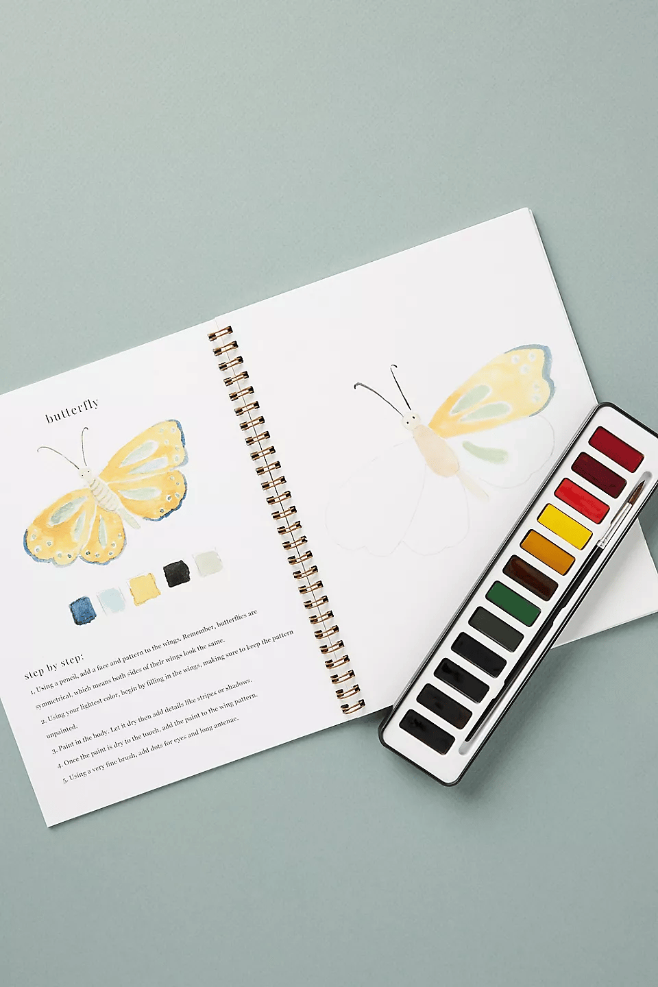 🔥LAST DAY 60% OFF - 💕Watercolor Workbook 🖼️Beginner-Friendly