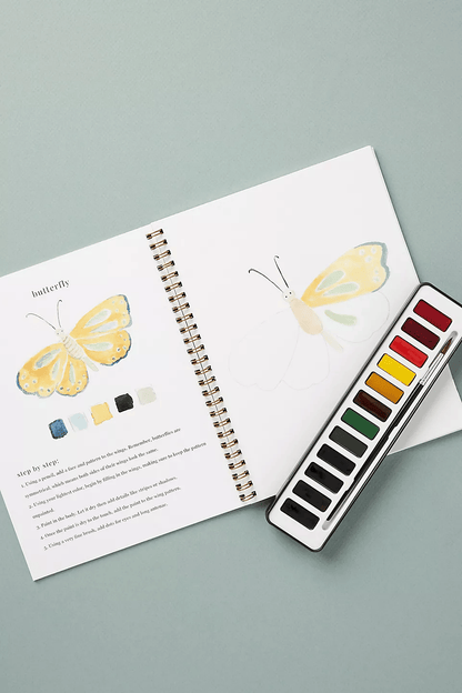 🔥LAST DAY 60% OFF - 💕Watercolor Workbook 🖼️Beginner-Friendly